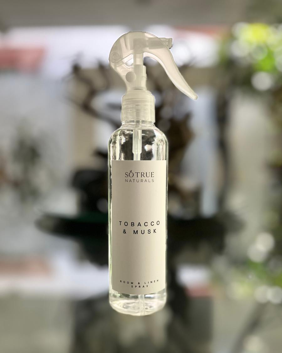 [4 BOTTLES] Tobacco & Musk Room & Linen Spray