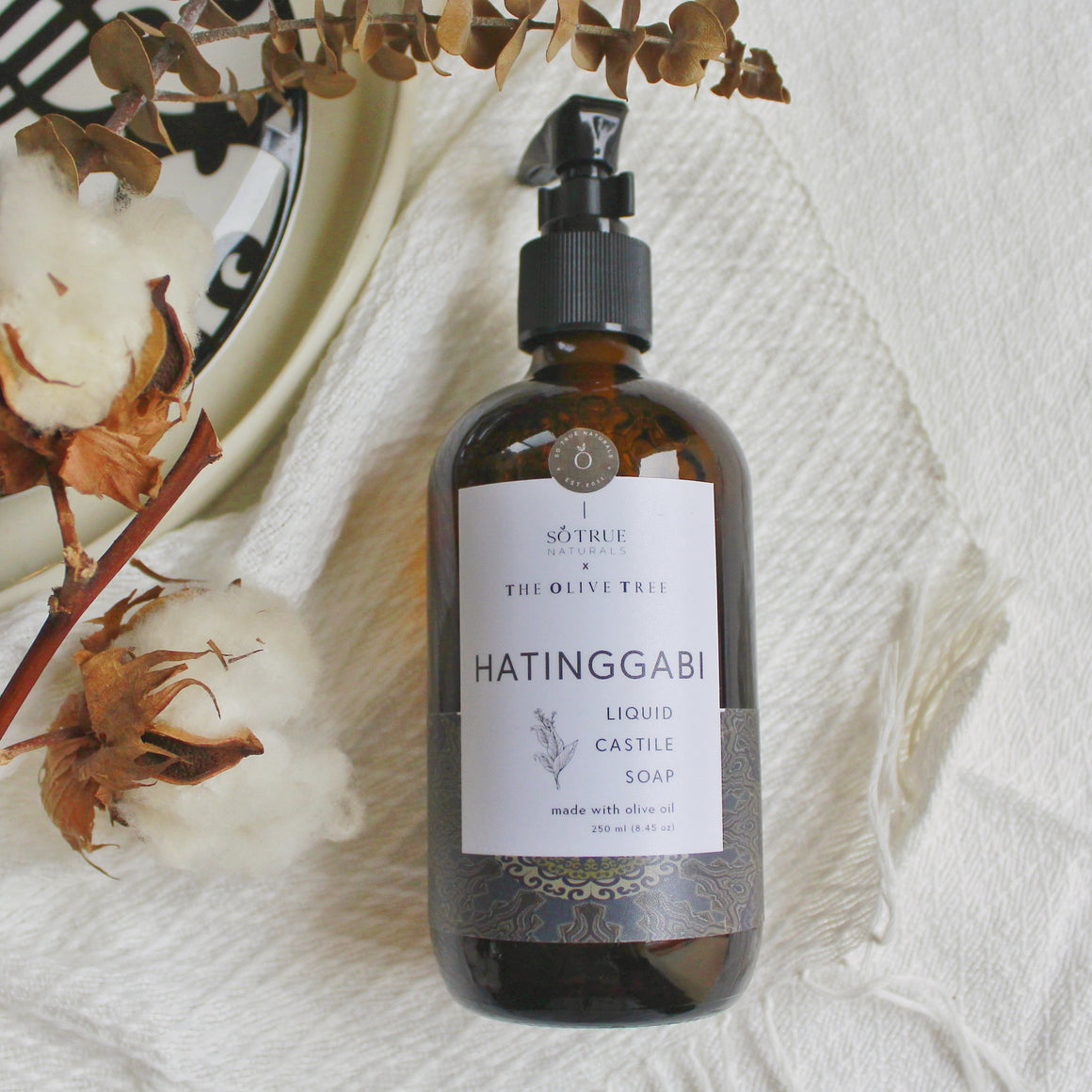 So True Naturals x The Olive Tree Liquid Castile Soap - Hatinggabi