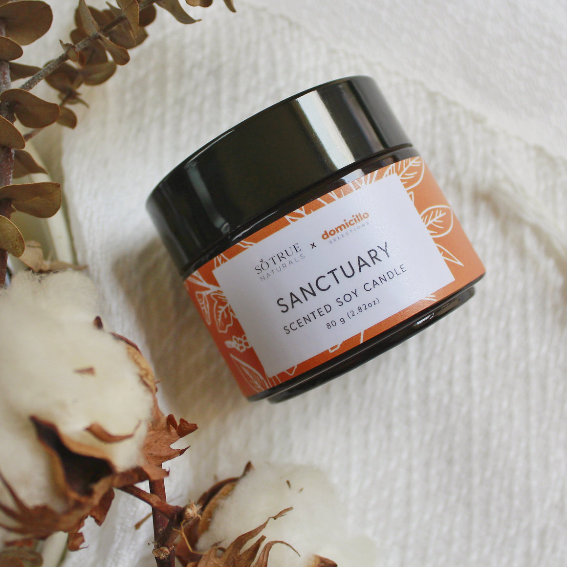 So True Naturals x Domicillo Selections Scented Soy Candle - Sanctuary