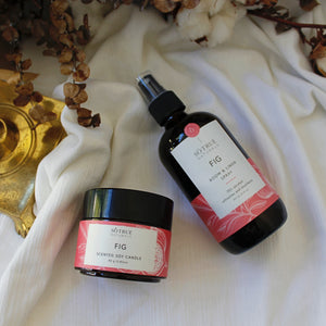 Room & Linen Spray and Soy Candle Set - Fig